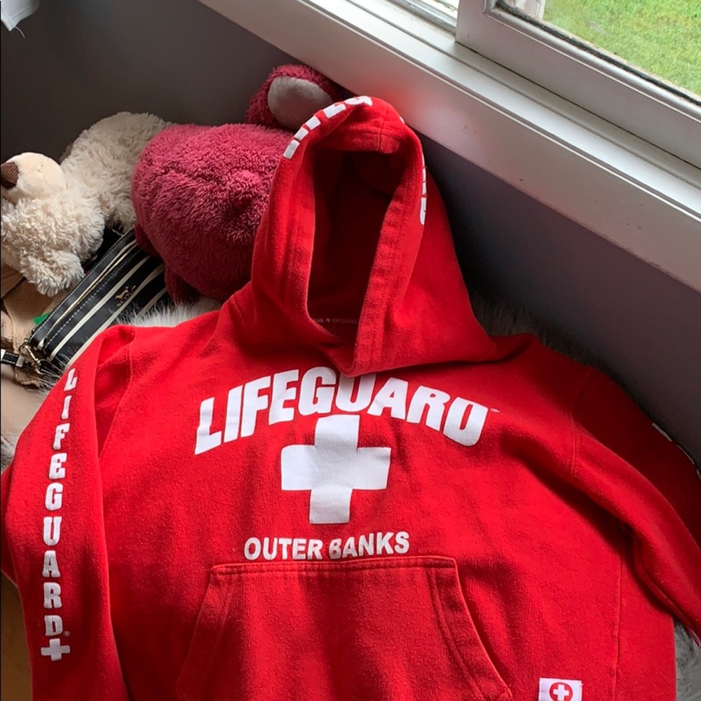 outer banks girls lifeguard sweatshirt!